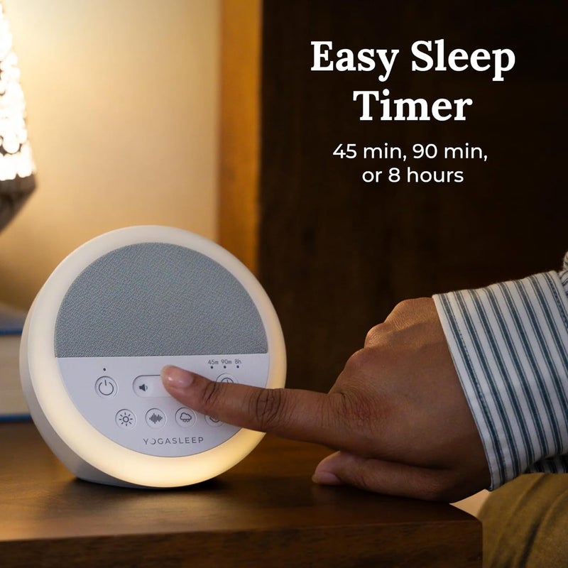 Yogasleep Nod White Noise Sound Machine, With Soft Night Light & Sleep Timer, 20 Sound Options Including Lullabies, Nature & Pink Noise, Sleep Aid For Baby & Adults, Noise Canceling For Office Privacy - Image 5